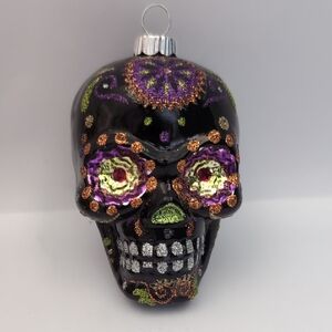 Vtg Radko Ornament Day of the Dead SUGAR SKULL Halloween